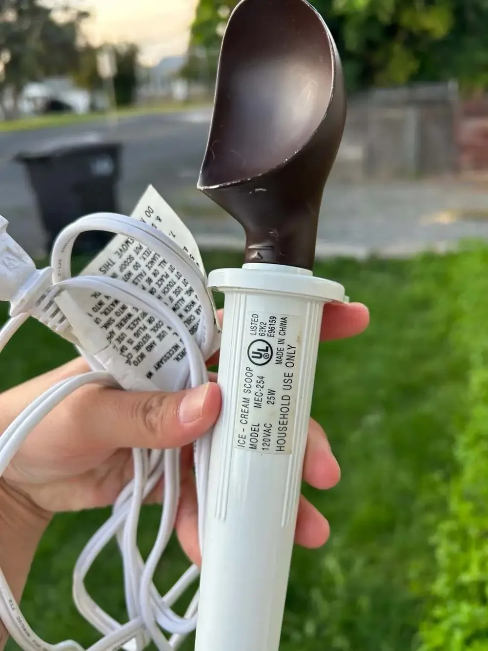 Electric Heated Ice Cream Scoop Model MEC-254